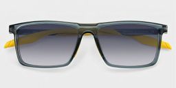 Active Blue Yellow Rectangle Sunglasses1