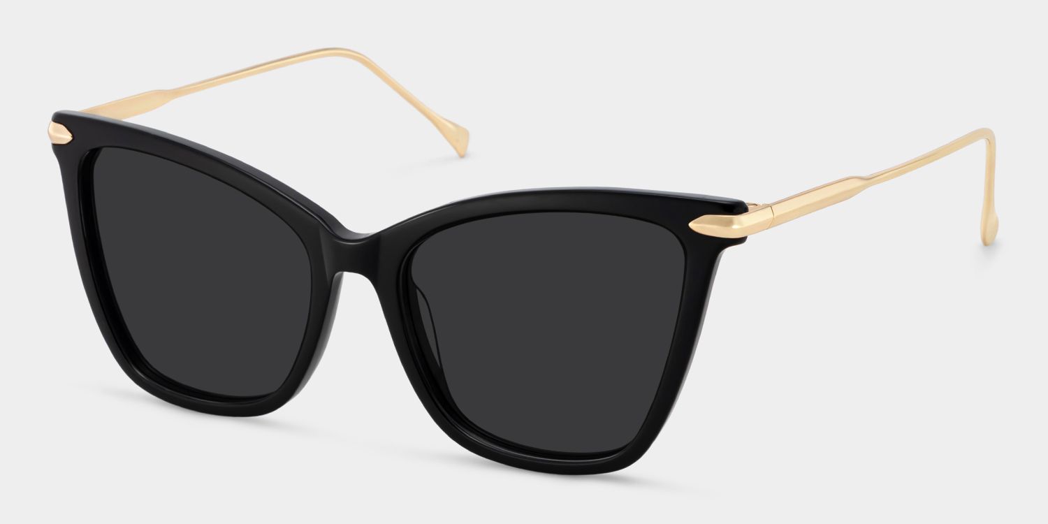 Hilary Black Butterfly Sunglasses to Frame Your Face | ZEELOOL CA2