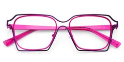 Foday Geometric Purple Glasses2