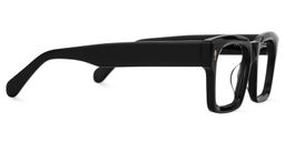 Herman Black Rectangle Glasses2