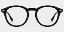 Frances Round Black Glasses1