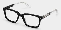 George Rectangle Black Glasses3