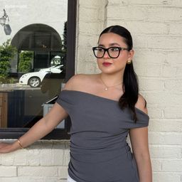 Mae Square Black Glasses7