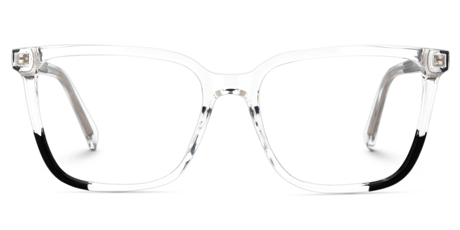 Krissy Crystal Eyeglasses in Square Full-Frame  | ZEELOOL Canada0