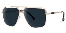 Arellano Gold Aviator Sunglasses1