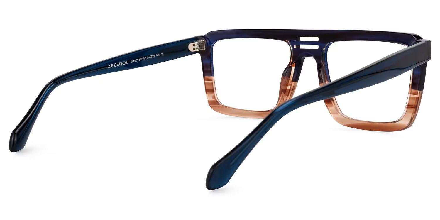 Yamilex Square Two-Tone Glasses | ZEELOOL Canada3