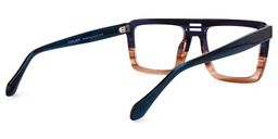 Yamilex Square Two-Tone Glasses3