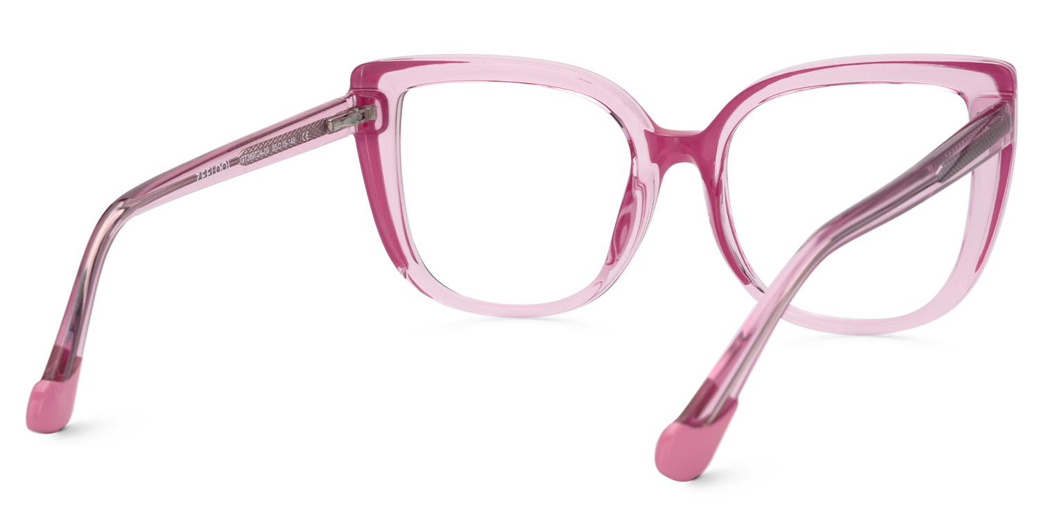 Cateye Pink Frame Blue Light Blocking Glasses4