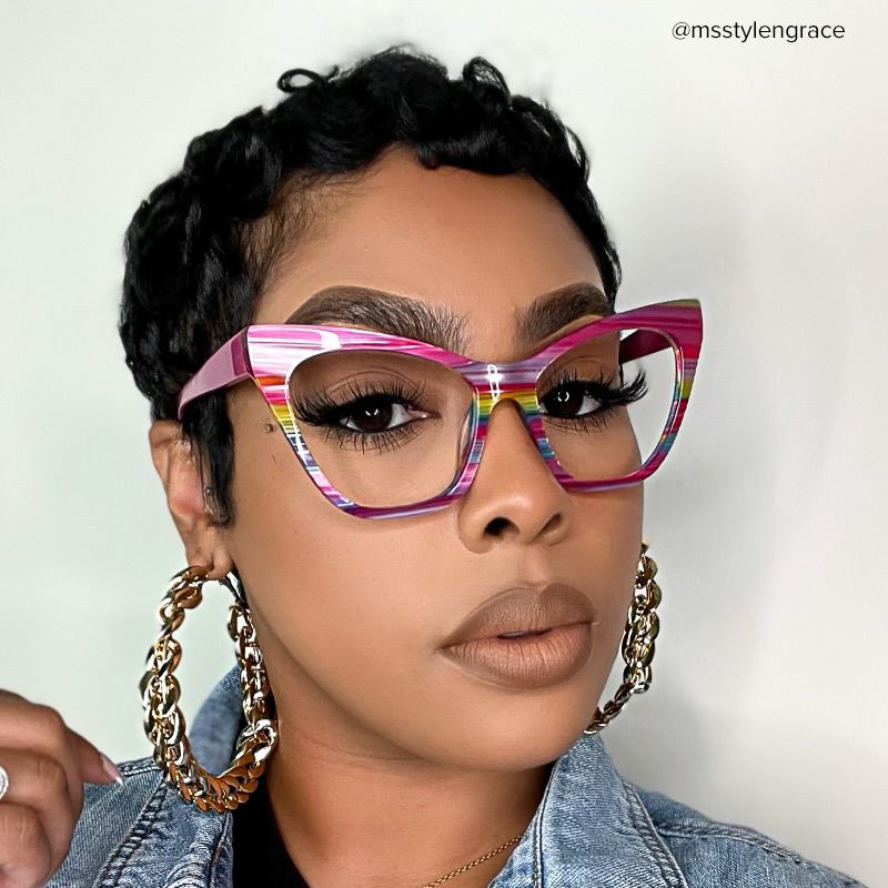 Gallant Cateye Multicolor Glasses7