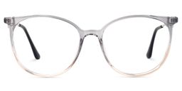 Chanty Two-Tone Round Glasses0