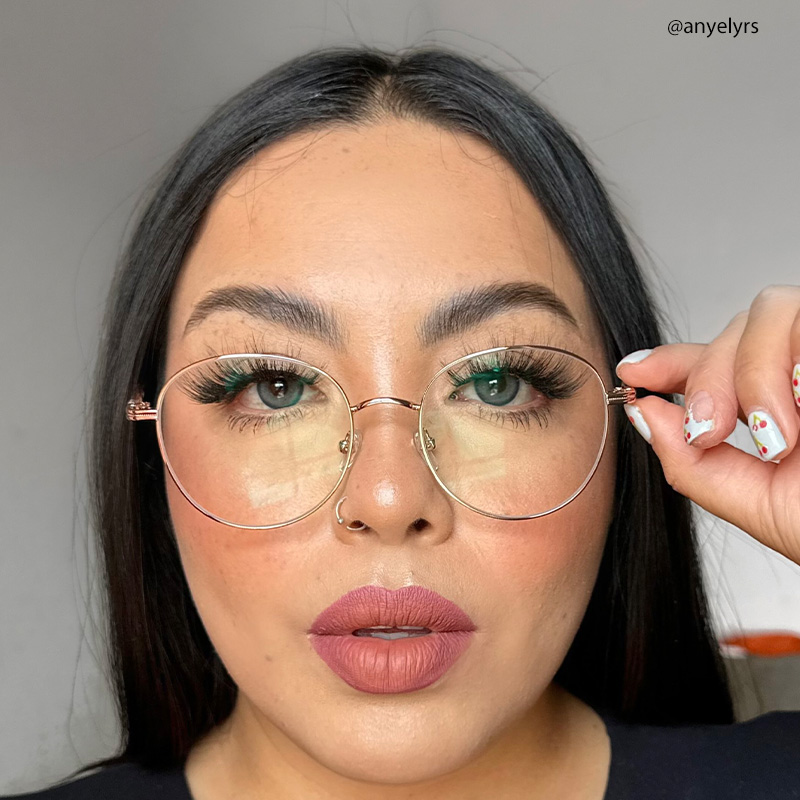 ZEELOOL Celena Round Rose-Gold Glasses