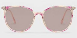 Chanty Pink Round Glasses0