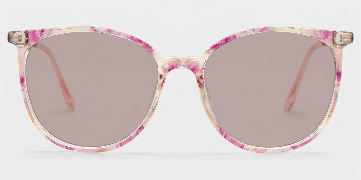 Chanty Petal Pink Round Mixed Glasses for Women | ZEELOOL0