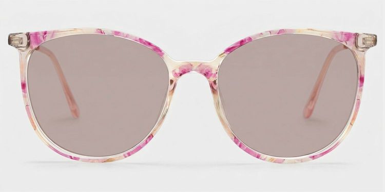 Chanty Pink Round Sunglasses