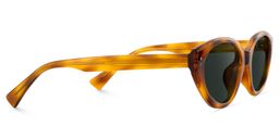 Raine Cat-eye Tortoise Polarized Sunglasses3