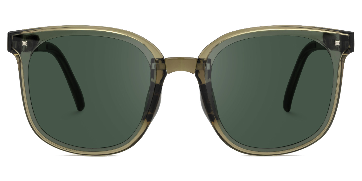 Sulaika Square Green Sunglasses0