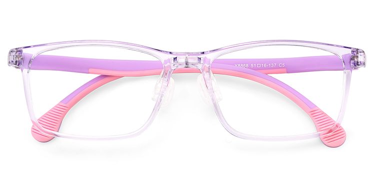 Sunny Rectangle Purple Glasses