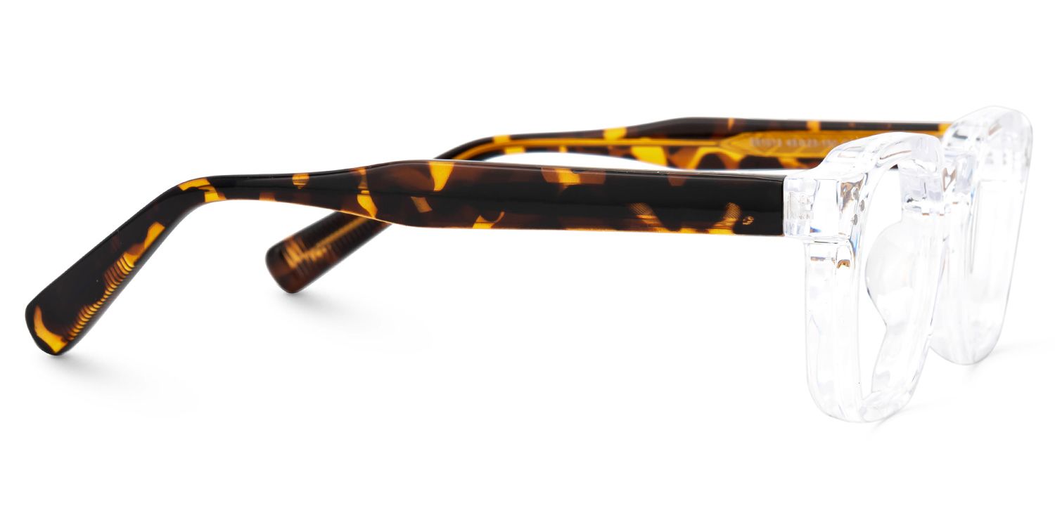 Moaya Eyeglasses in Square Clear Frame | ZEELOOL Canada2