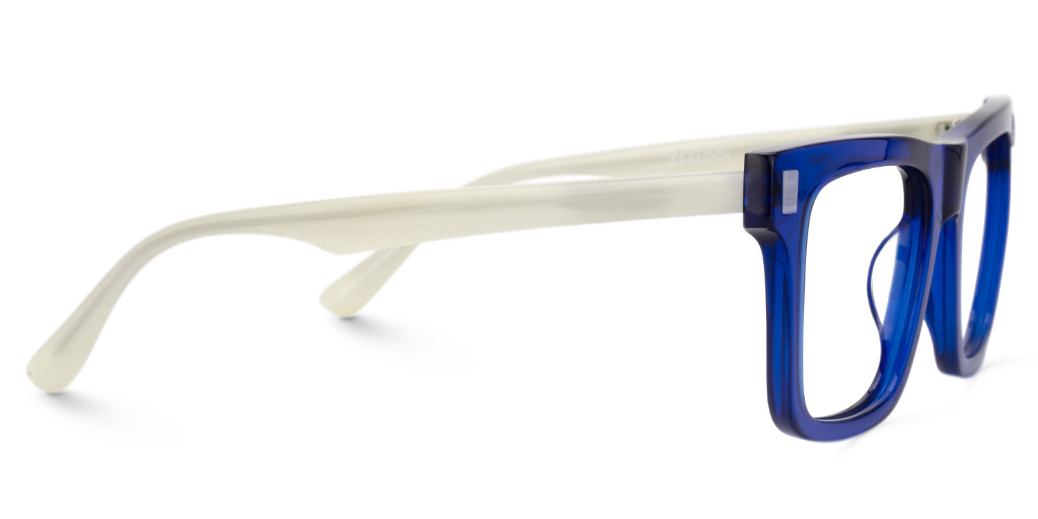 Square Blue Glasses For Men | ZEELOOL Canada5