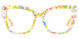Kieran Rectangle Mottled Glasses1
