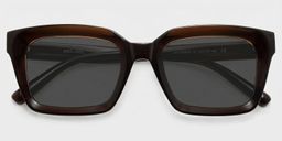 Marley Dark Brown Rectangle Glasses1