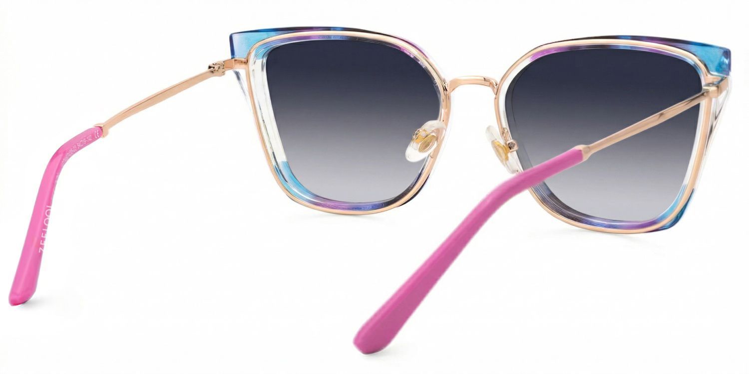 Martins TR90 Rectangle Multicolor Frame Glasses | Zeelool3