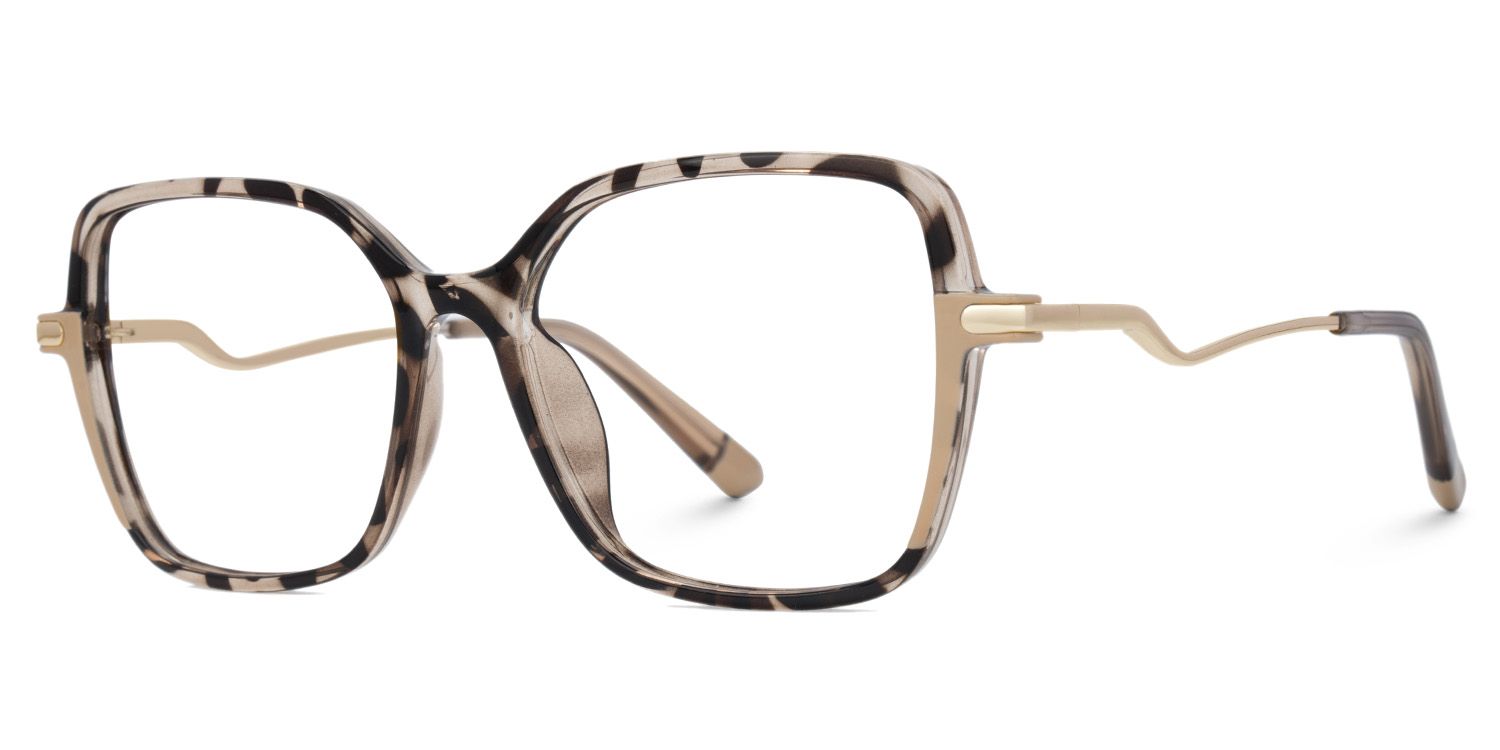 Rendon Square Tortoiseshell Glasses Women's Glasses | ZEELOOL Canada2