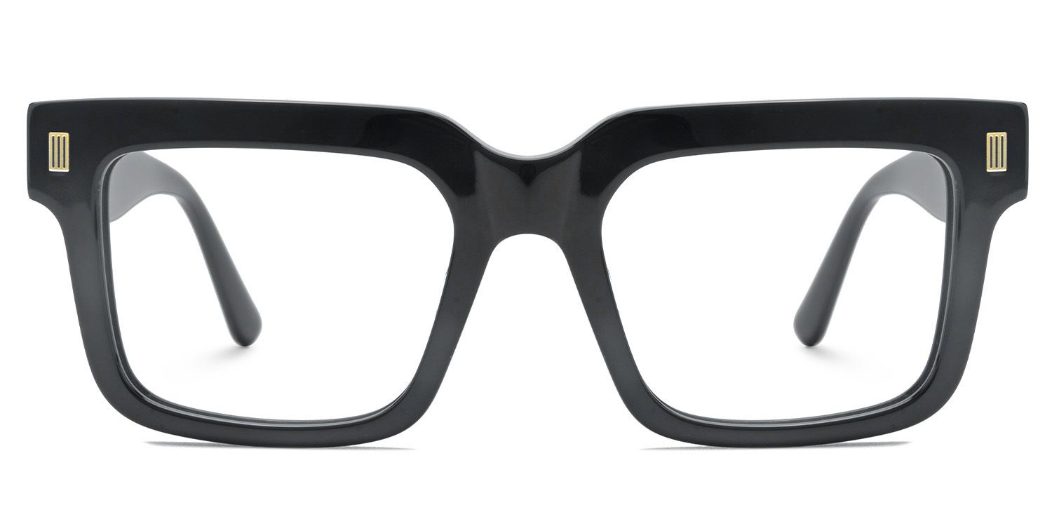 Thomason Rectangle Black Frame For Men | ZEELOOL Canada1