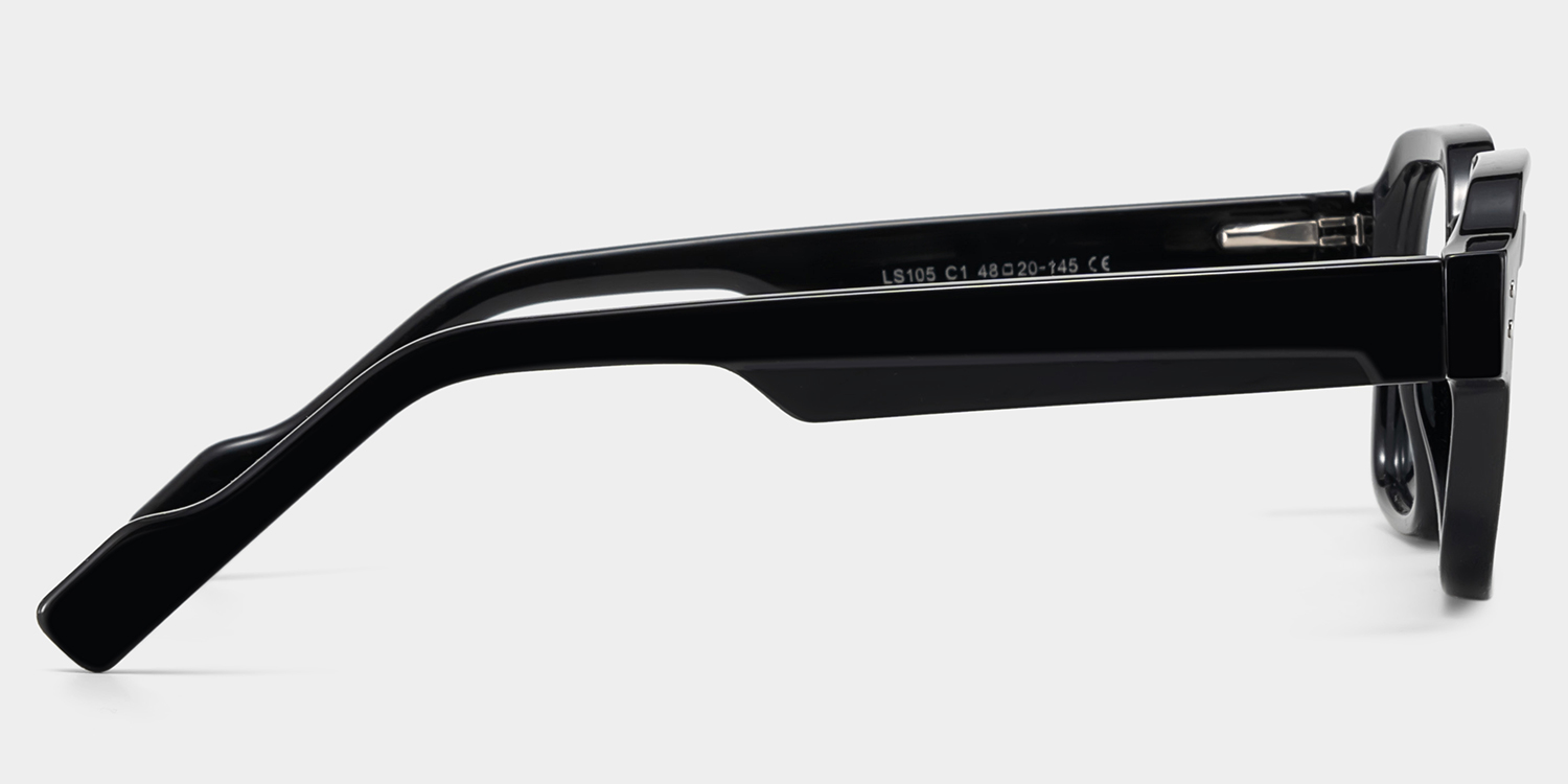 Joy Black Frame Glasses with Geometric Frame Online | ZEELOOL3