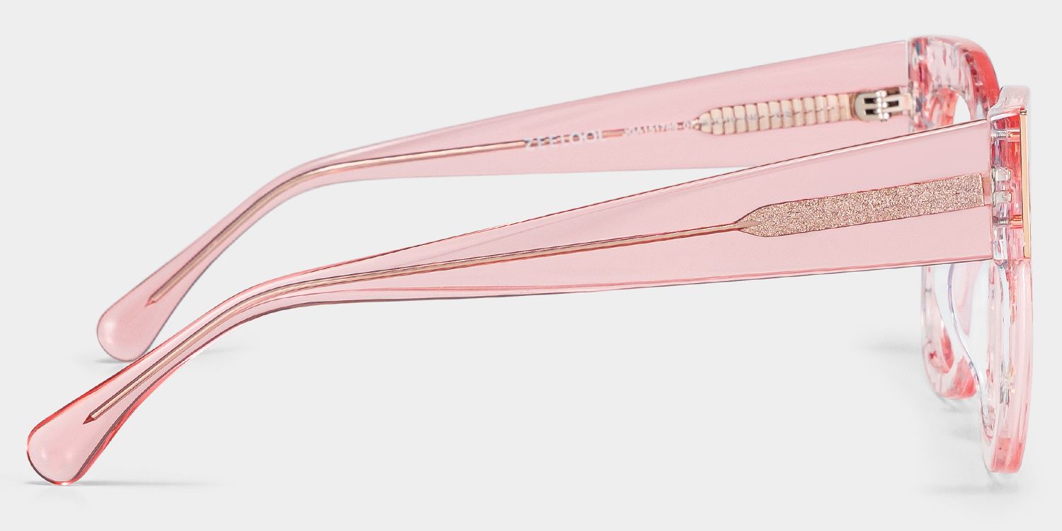 Designer Minfia Eyeglasses Pink Frames Glasses | ZEELOOL4