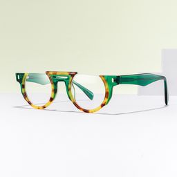 Mastin Round Tortoise Glasses0