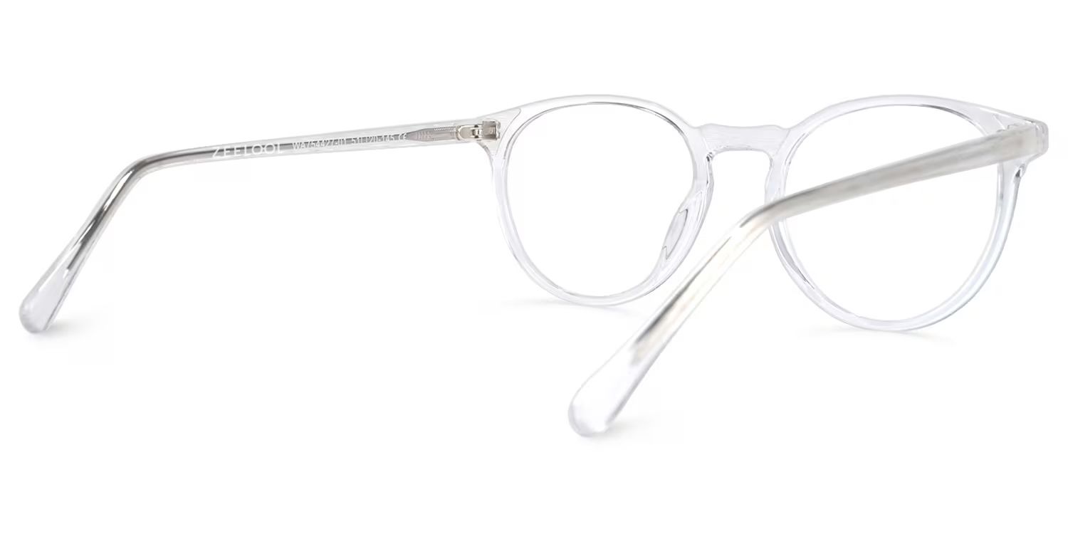 Kasey Round Clear Glasses | ZEELOOL Canada3