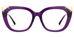 Hellena Cateye Purple Glasses0