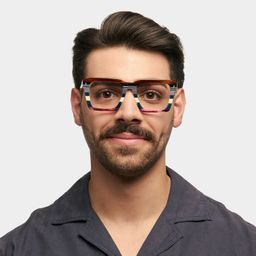 Kenish Square Multicolor Glasses0
