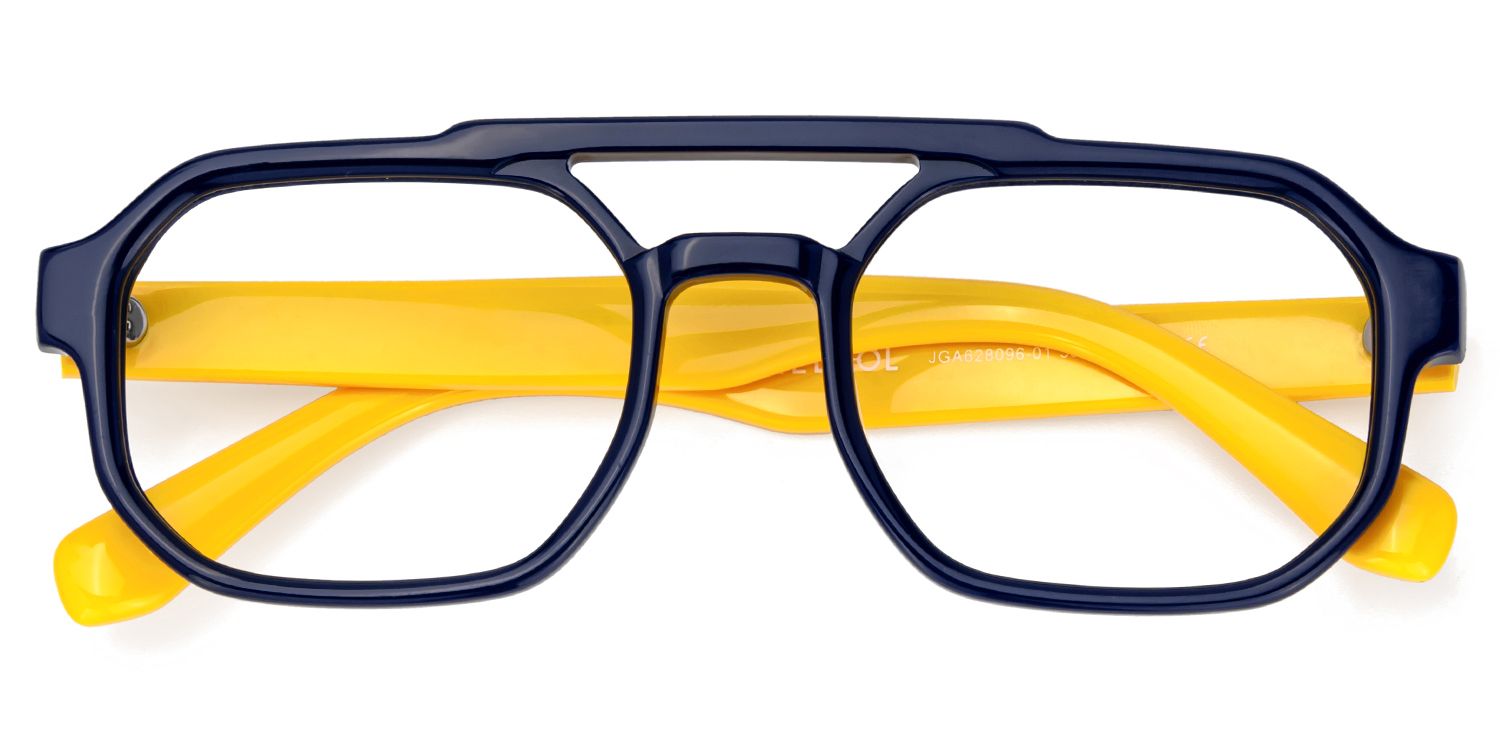 Aviator Salem Blue Color Frame Glasses | ZEELOOL Canada1