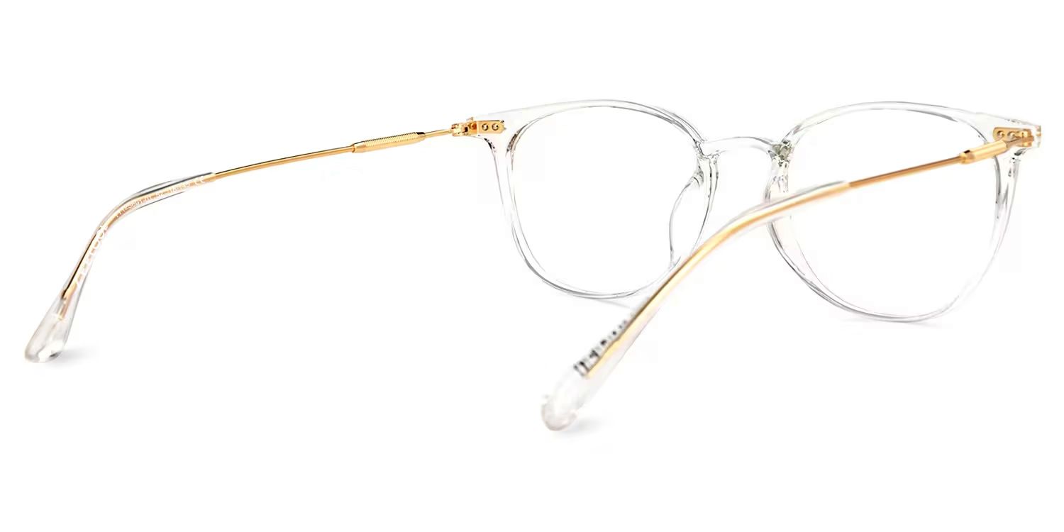 Vilanova Round Clear Glasses | ZEELOOL Canada3