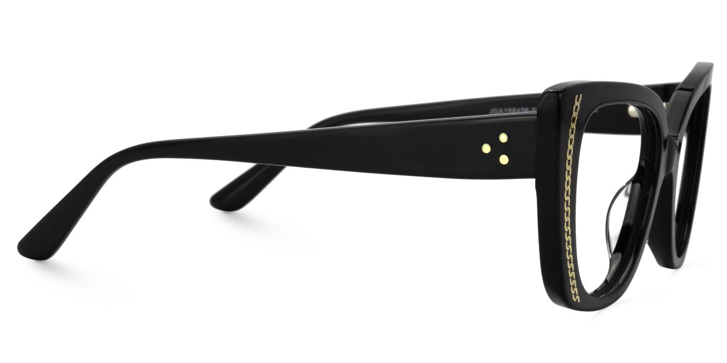 Smolin Acetate Black Cateye Specs | ZEELOOL Canada2