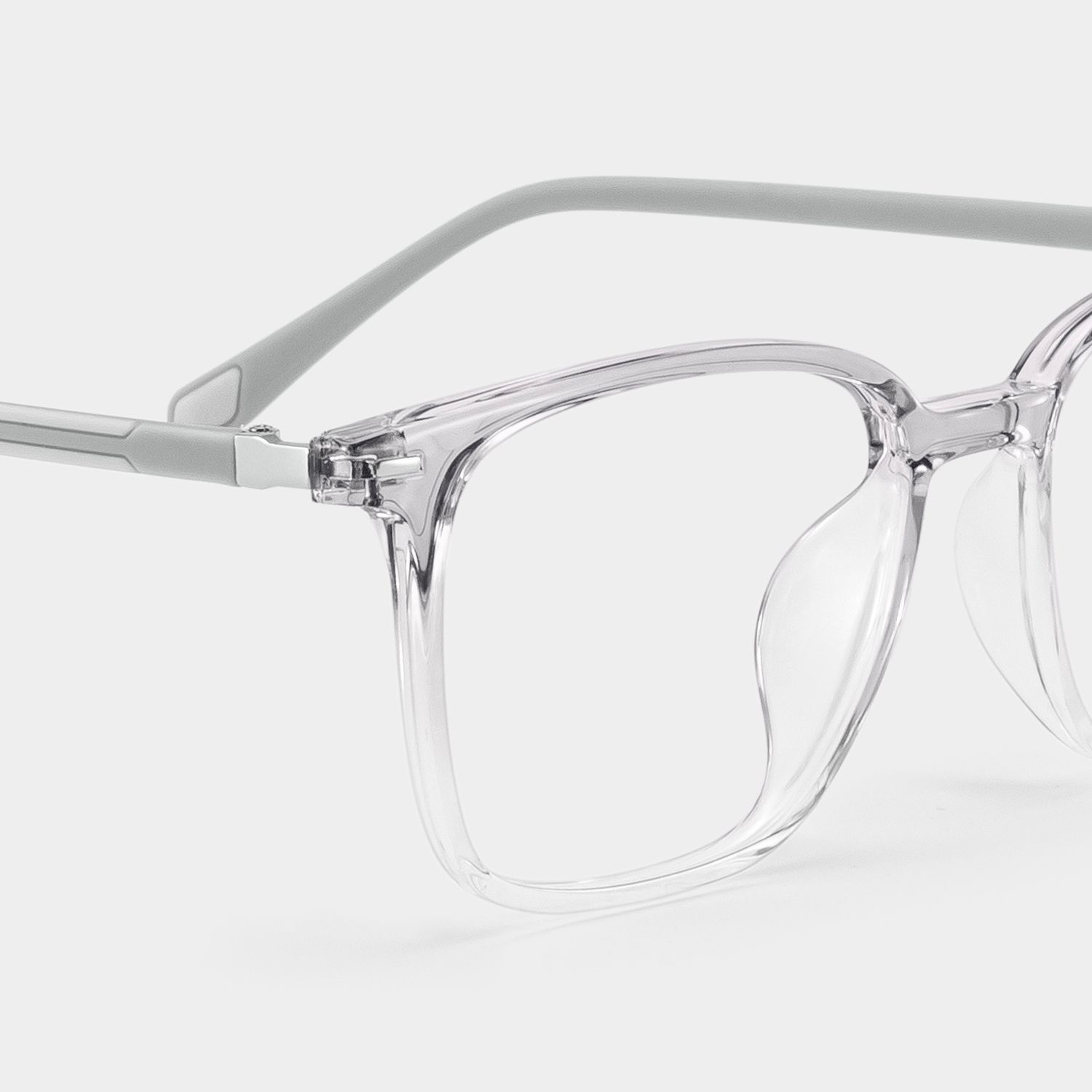 Charles Grey Square Frame Glasses for Women and Men | ZEELOOL4