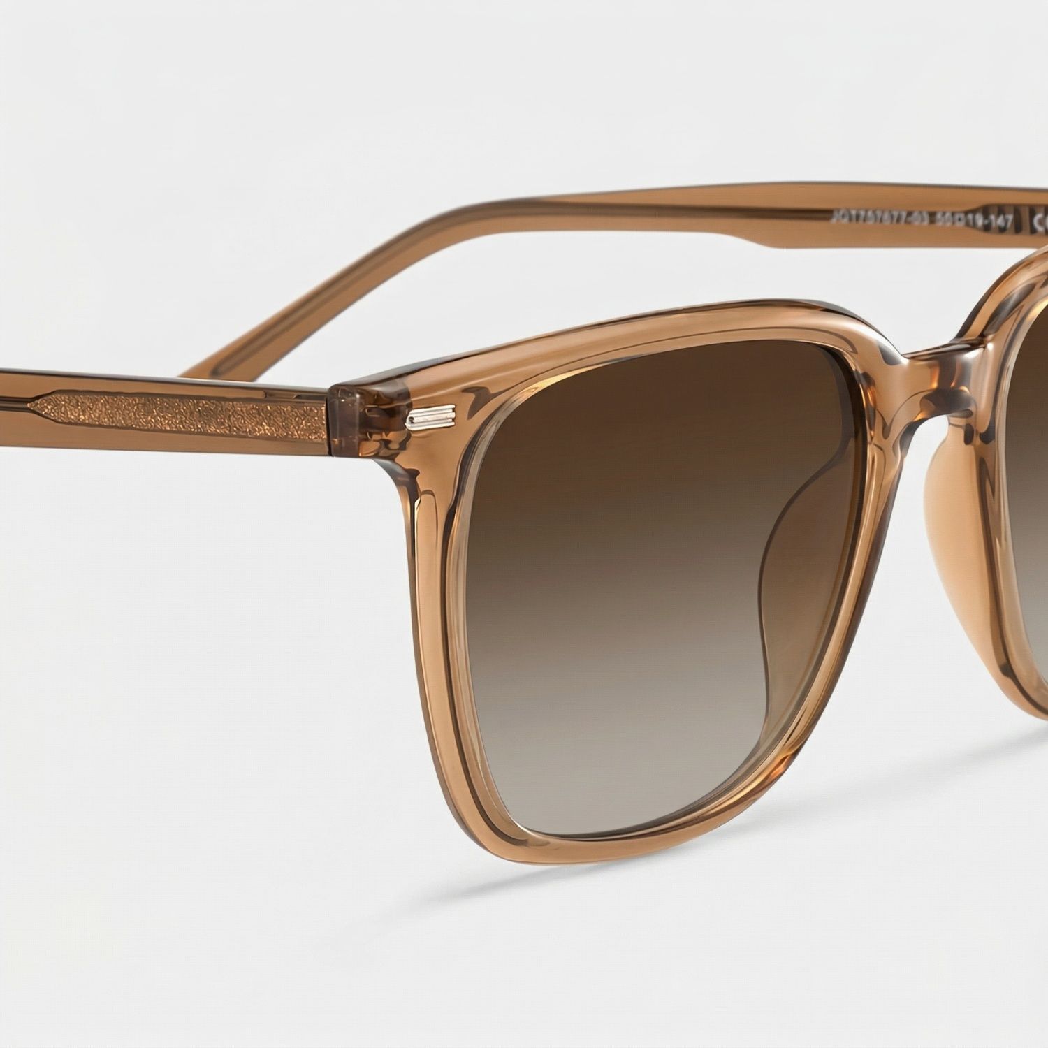 Eliza Square Light Brown Full Rim Sunglasses | ZEELOOL CA4