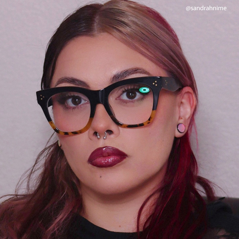 Tandy Rectangle Tortoise Glasses9