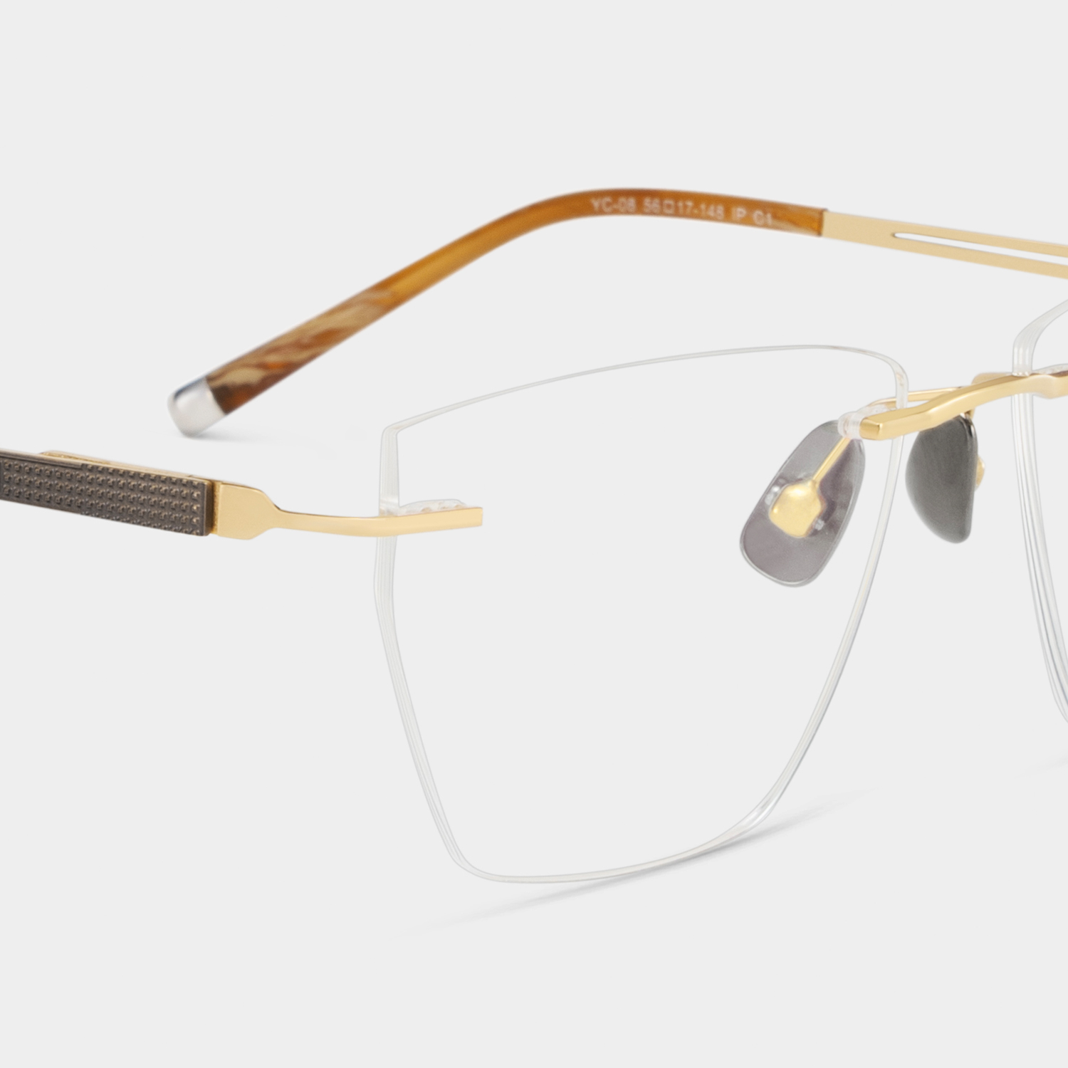 Ella Cat eye Gold Glasses6