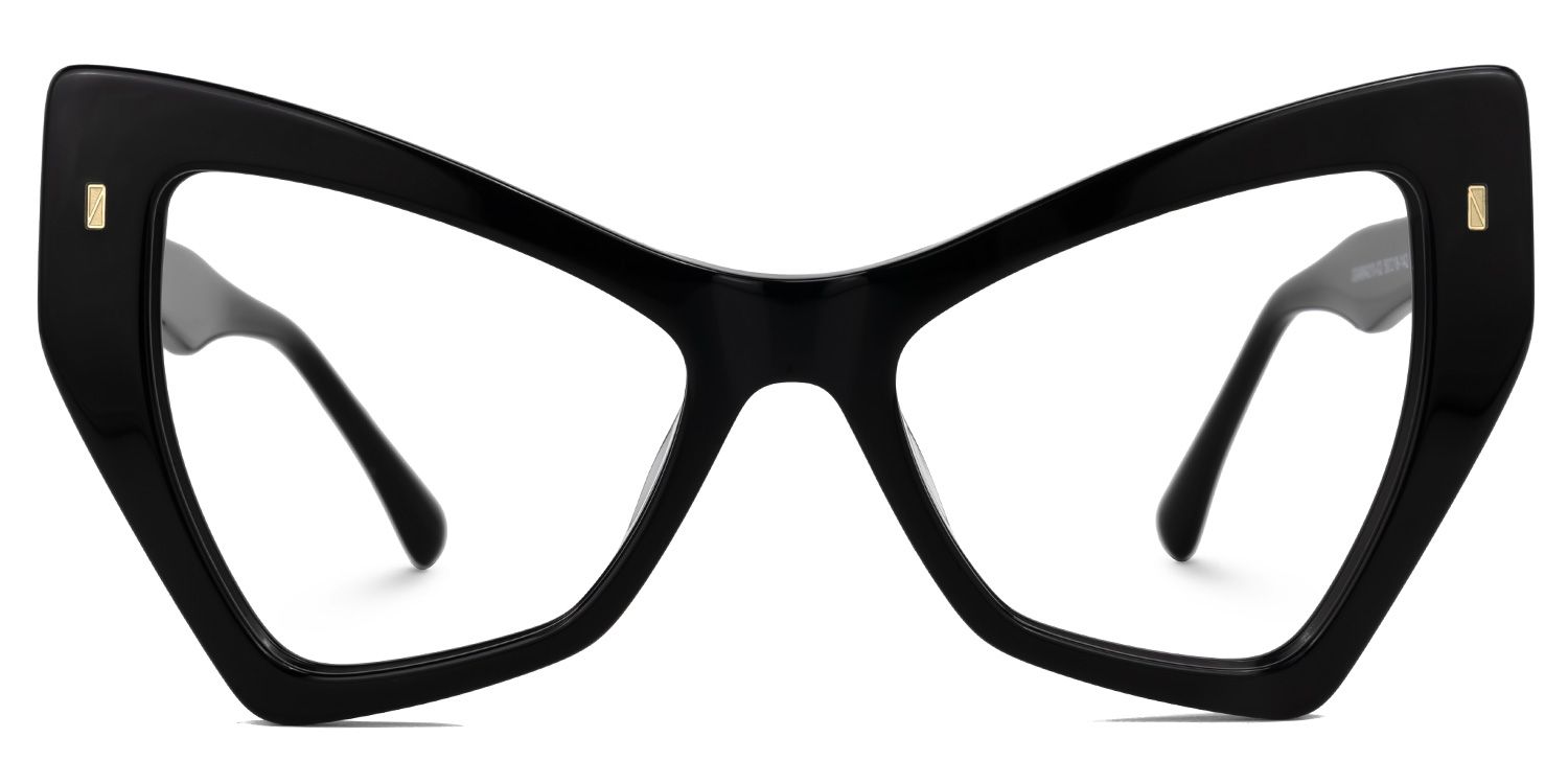 Cateye Johnna Black Glasses deals -Zeelool Glasses0