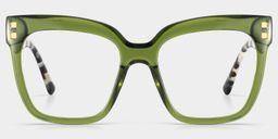 Minguela Square Green Glasses1