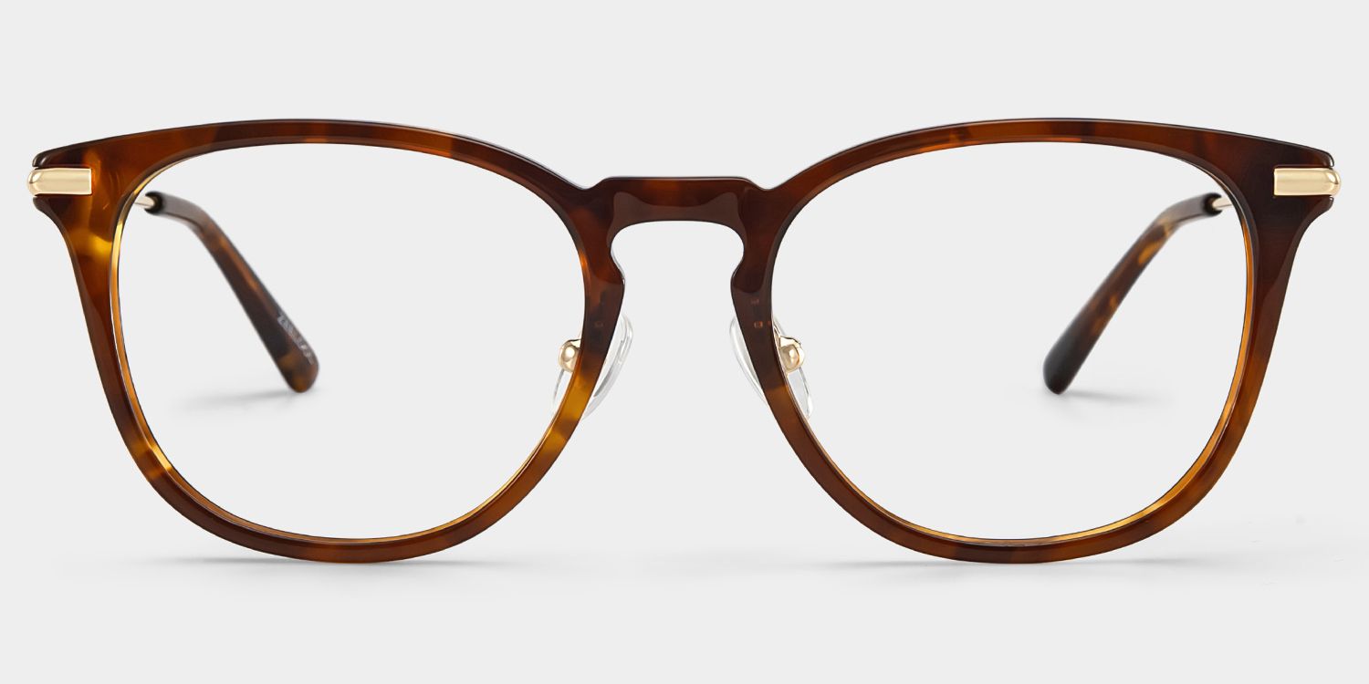 Laura Tortoise Frame Glasses with Square Frame Online | ZEELOOL1