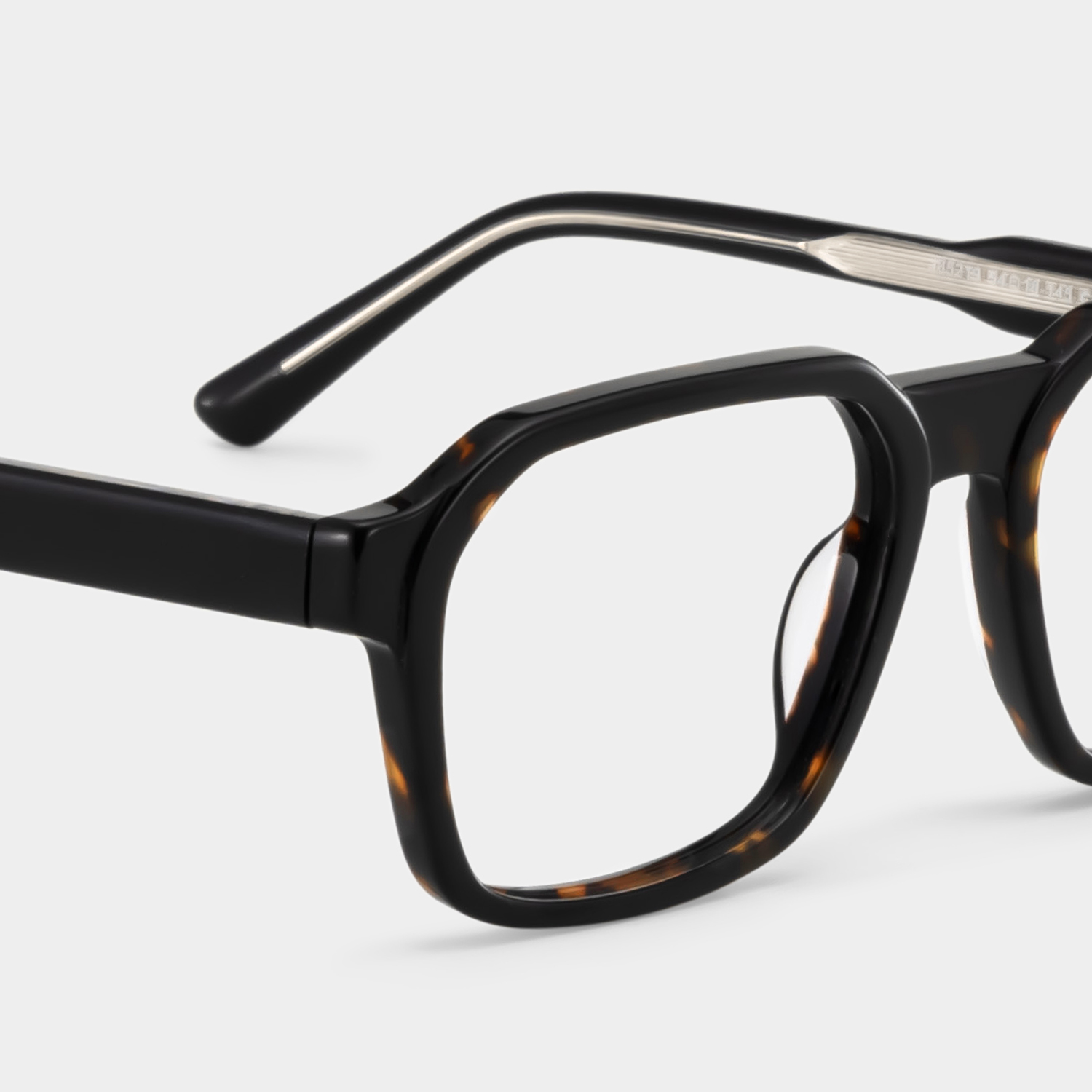 Arden Rectangle Tortoise Frame Eyeglasses for Man| ZEELOOL Canada5