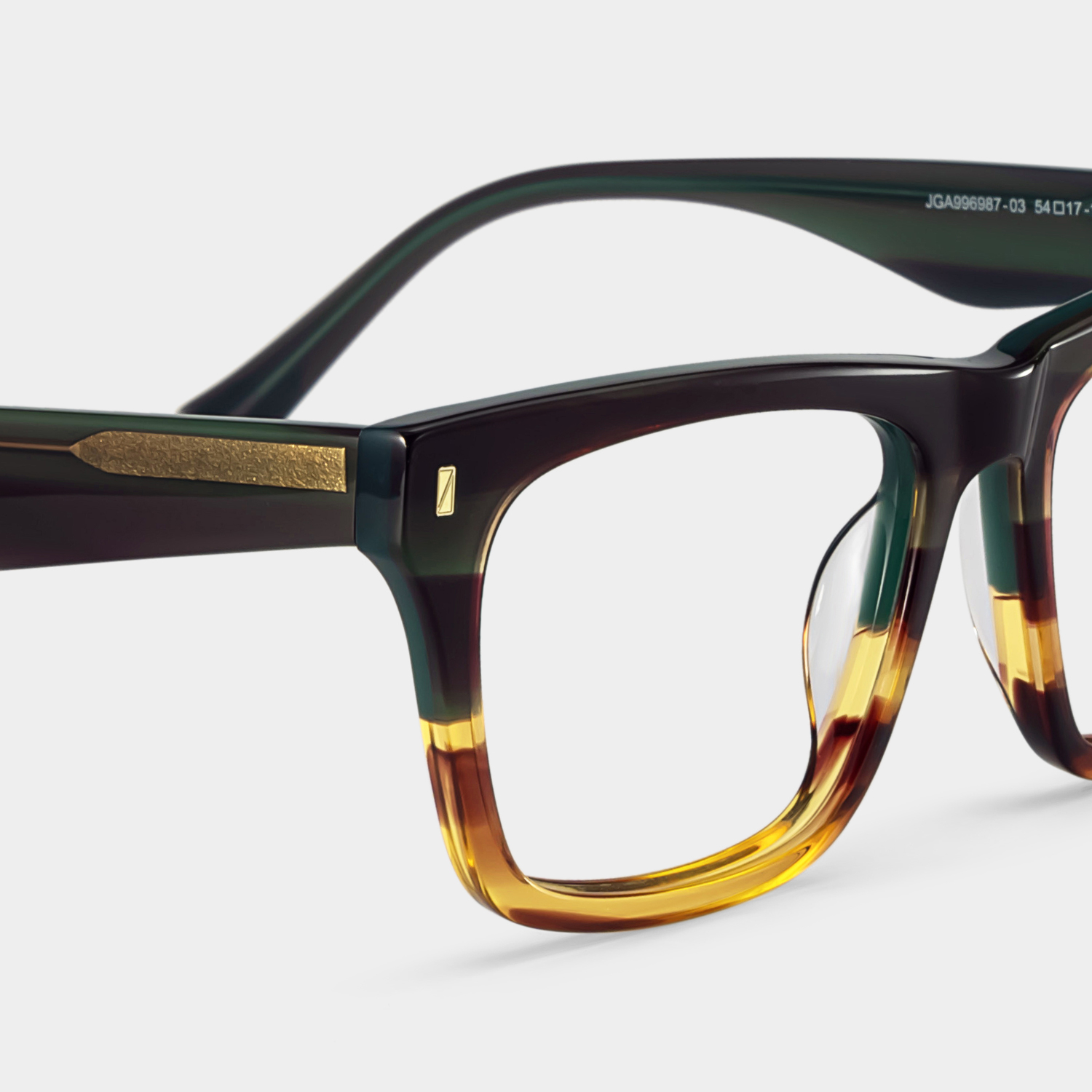 Brookins rectangular tortoise shell glasses Online | ZEELOOL5