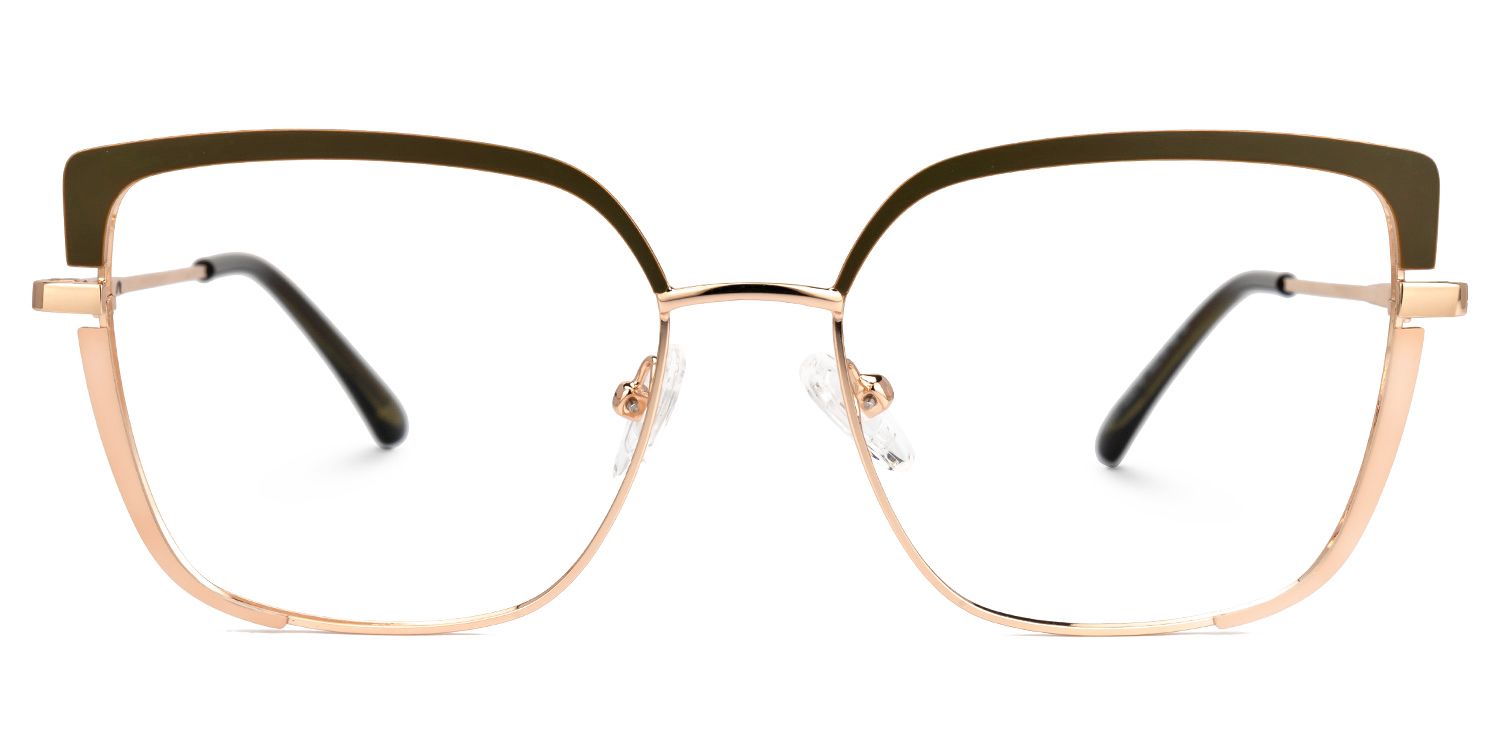 Grasso Square Two-Tone Glasses0