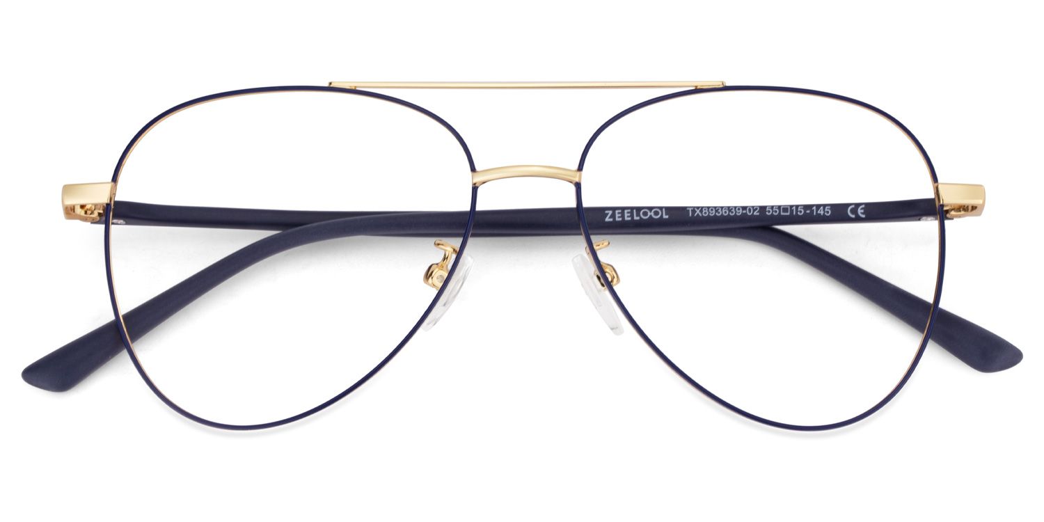 Paige Aviator Black-Gold Glasses | ZEELOOL Canada3