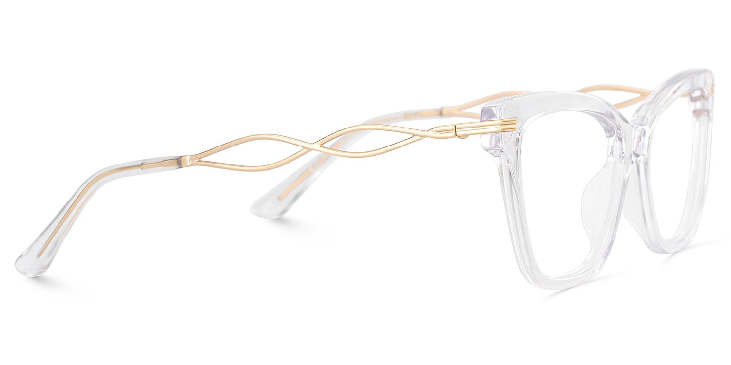Mason Eyeglasses in Cat eye Clear Frame | ZEELOOL Canada4