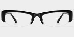 Trevor Black Rectangle Glasses1